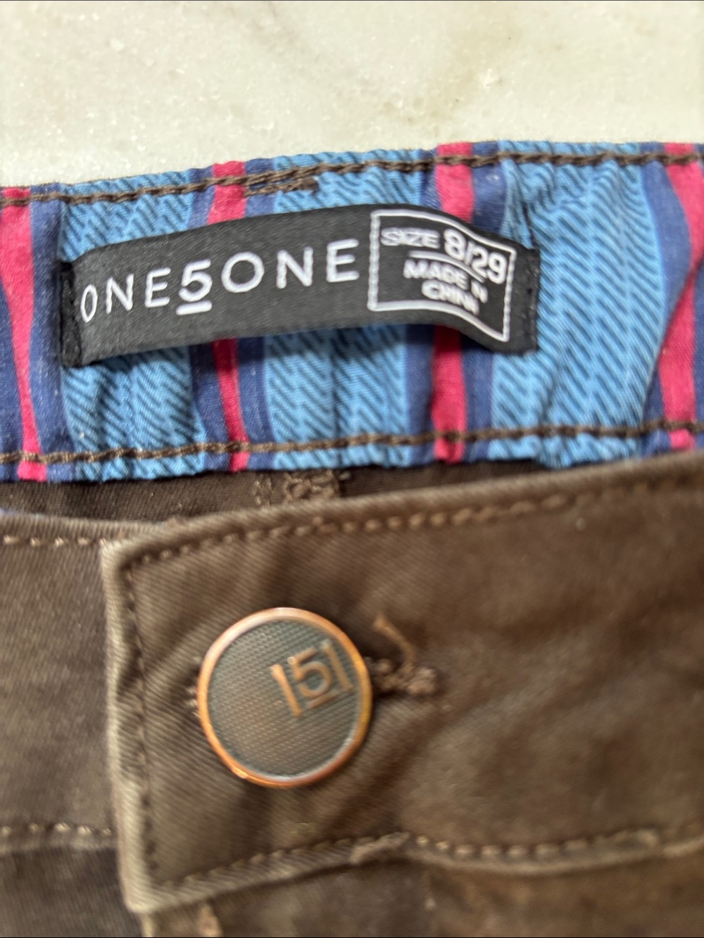one 5 one Brown Wide-Leg Pants - Picture 2 of 8